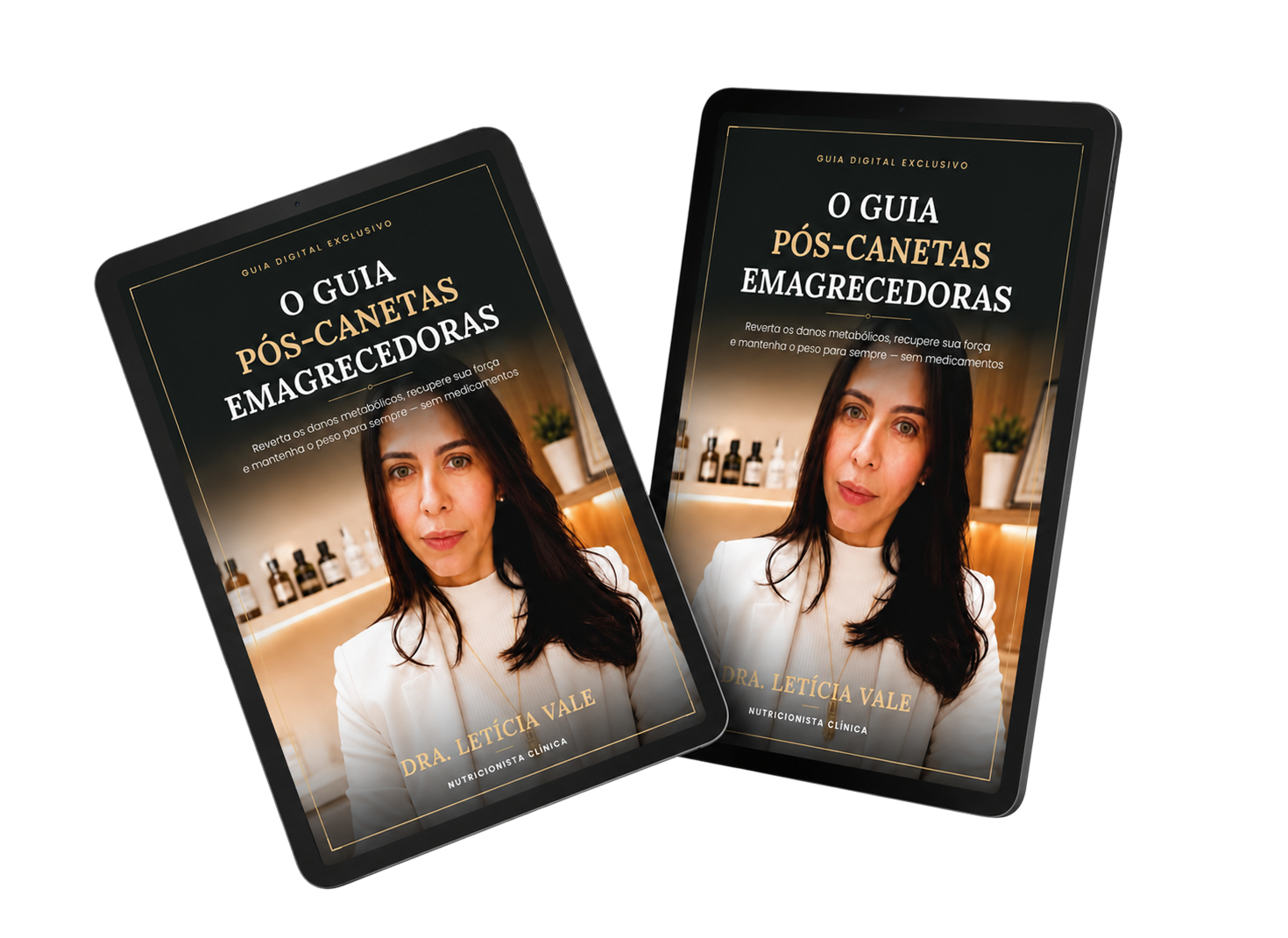 Mockup do Guia Pós-Canetas